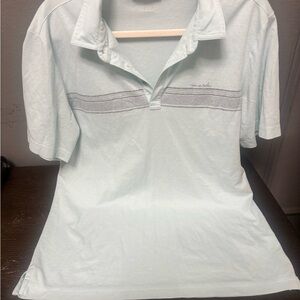 Travis Mathew Light Blue Polo Shirt